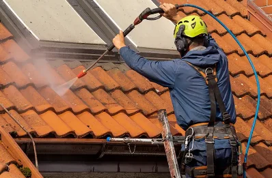 Démoussage et hydrofuge de toiture à Annoire